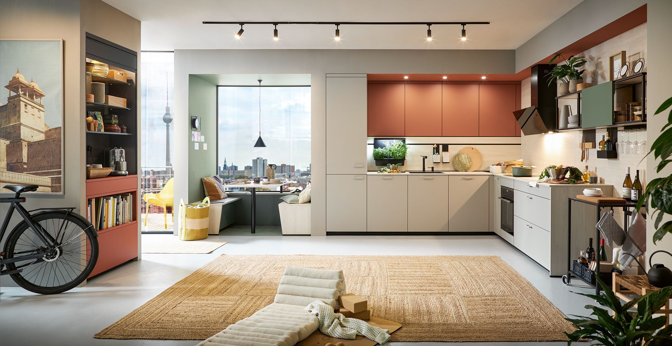 Schueller kitchen with sustainable fronts