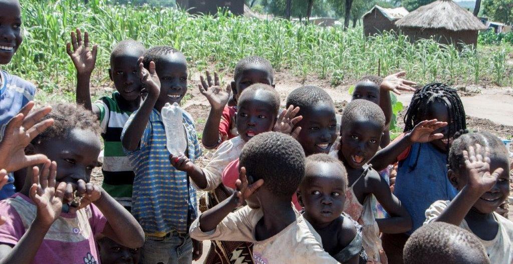 children in Adjumani