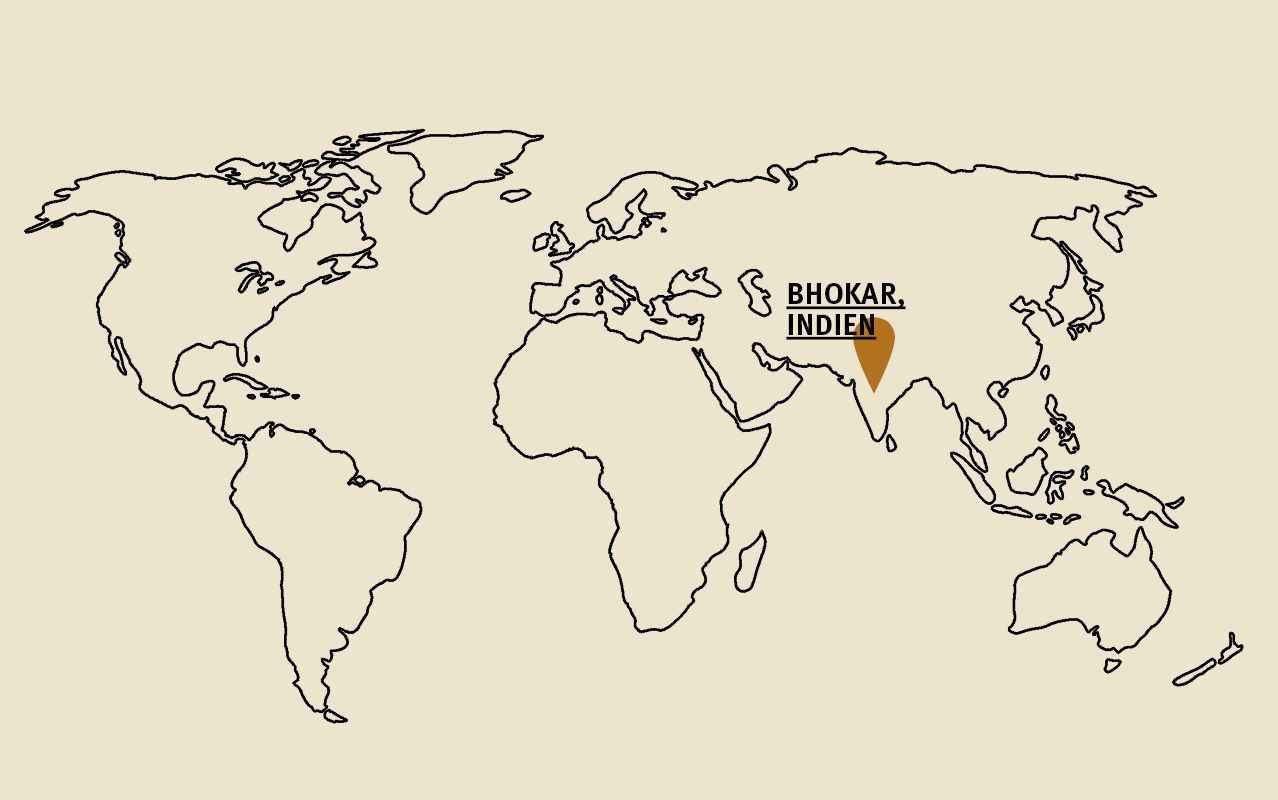 Bhokar, Indien on the map