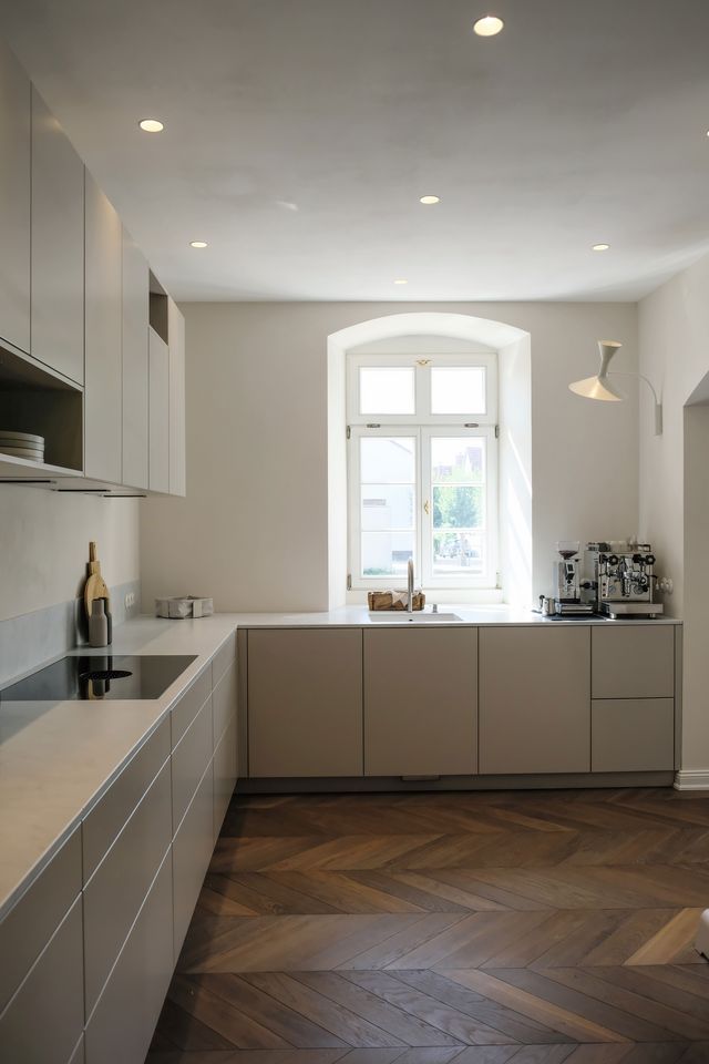 newly built kitchen