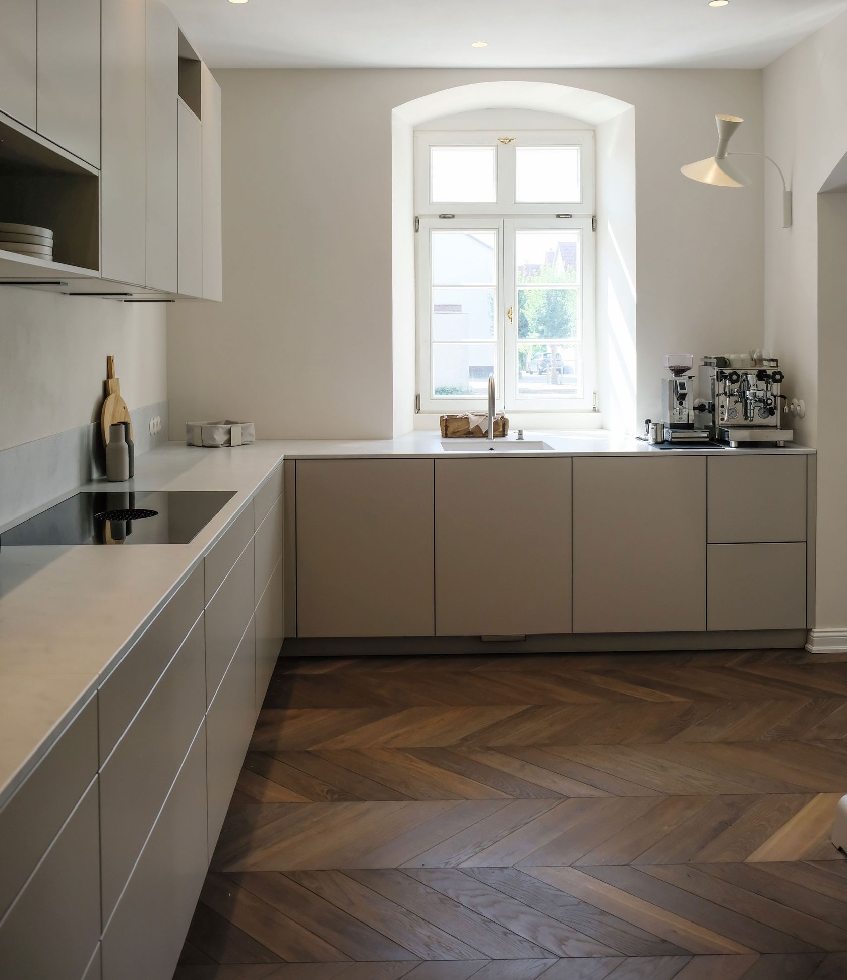 newly built kitchen