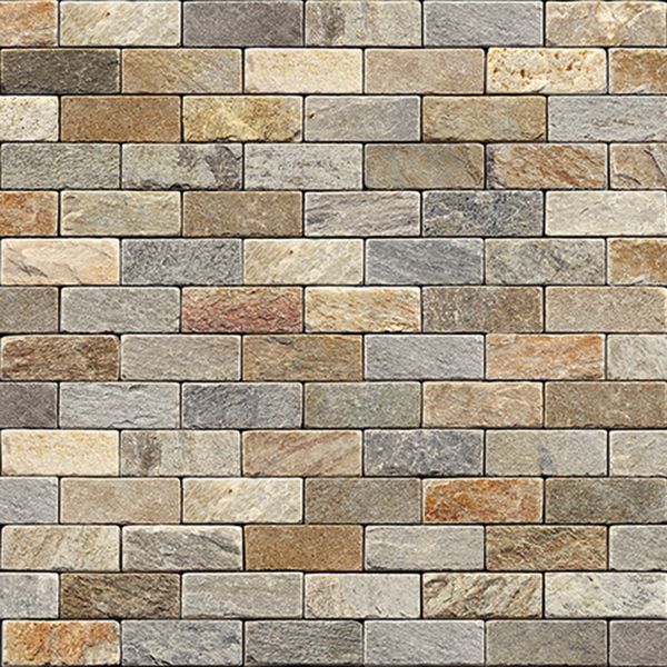 Melamine recess claddings – MM69L Coloured natural stone wall