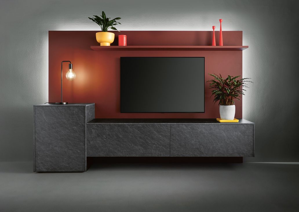 Sideboard and TV