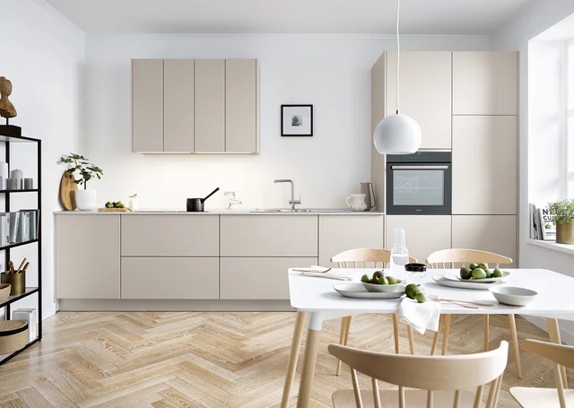 modern sand grey kitchen