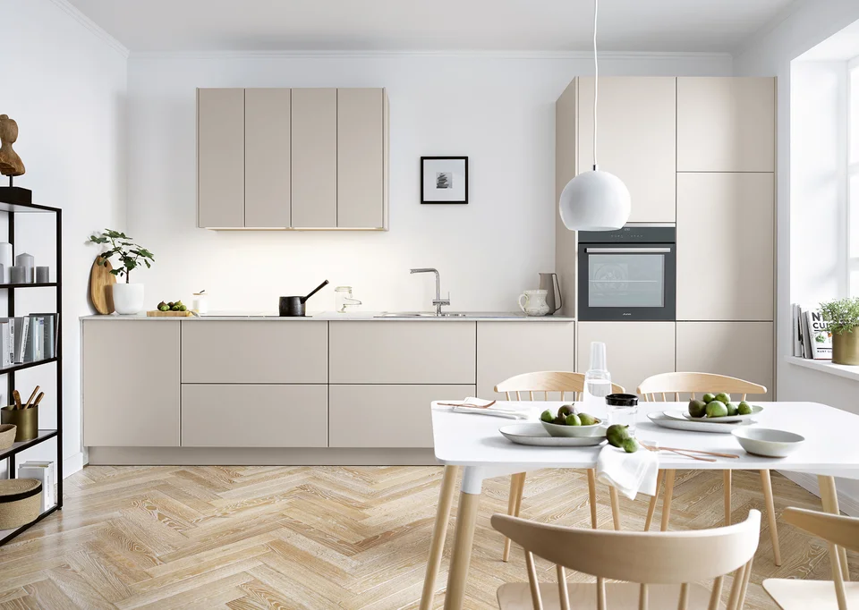 modern sand grey kitchen