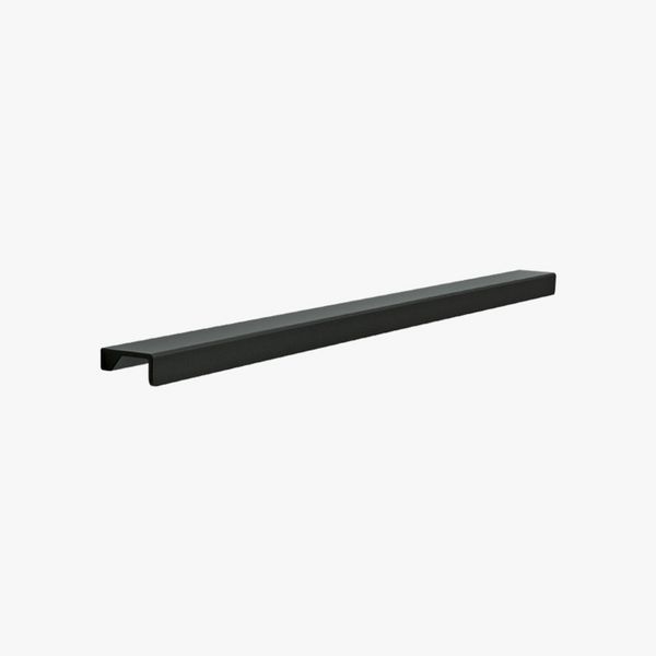 Onyx black bar handles