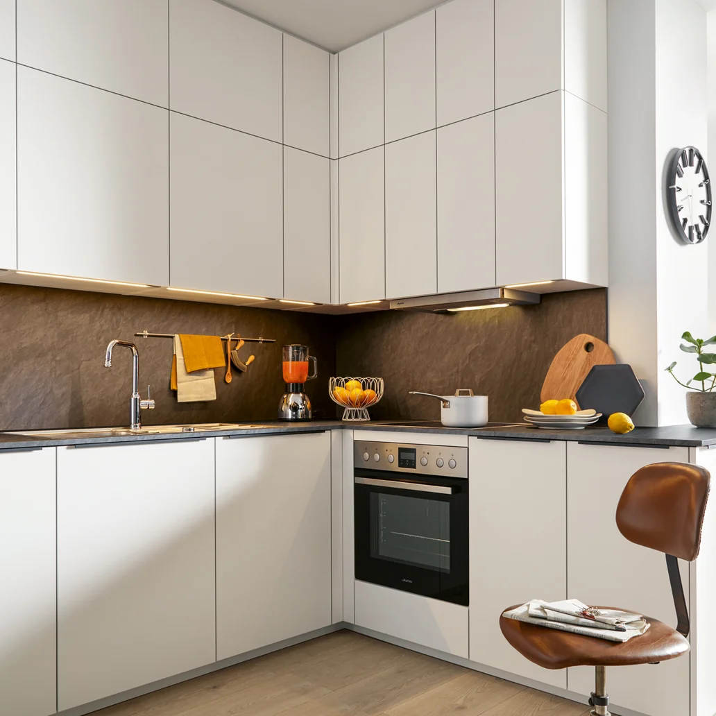 white modern kitchen