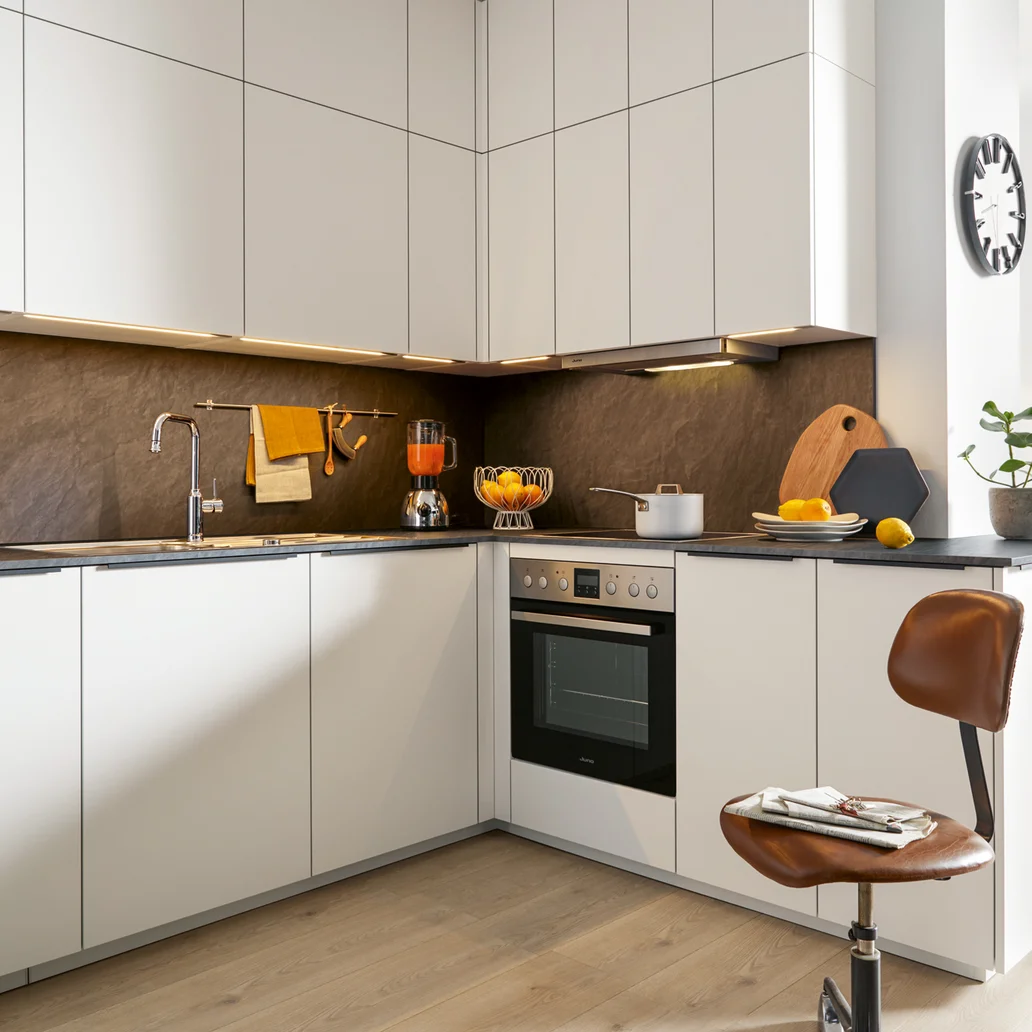 white modern kitchen