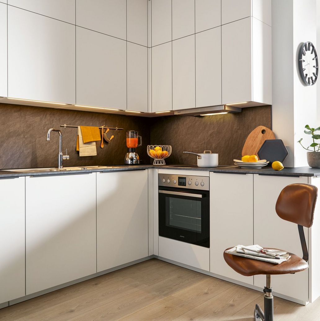 white modern kitchen