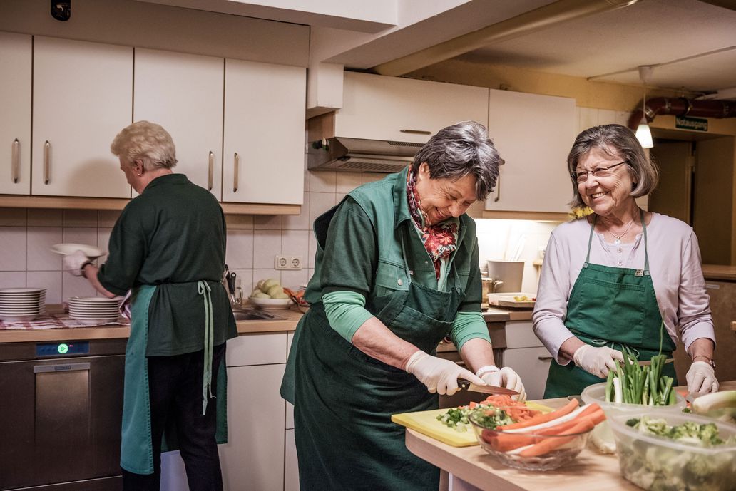 Kochen in der Tafel