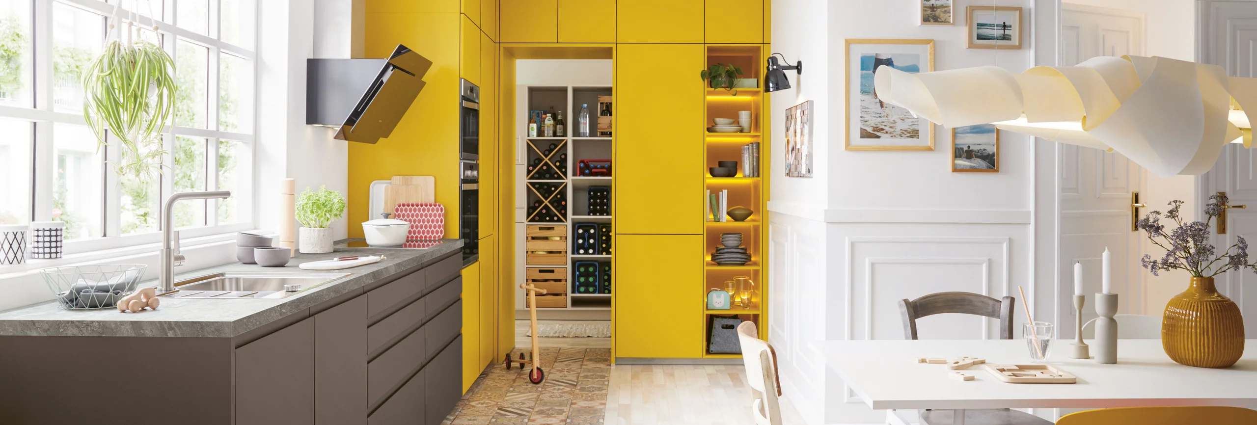spacious kitchen