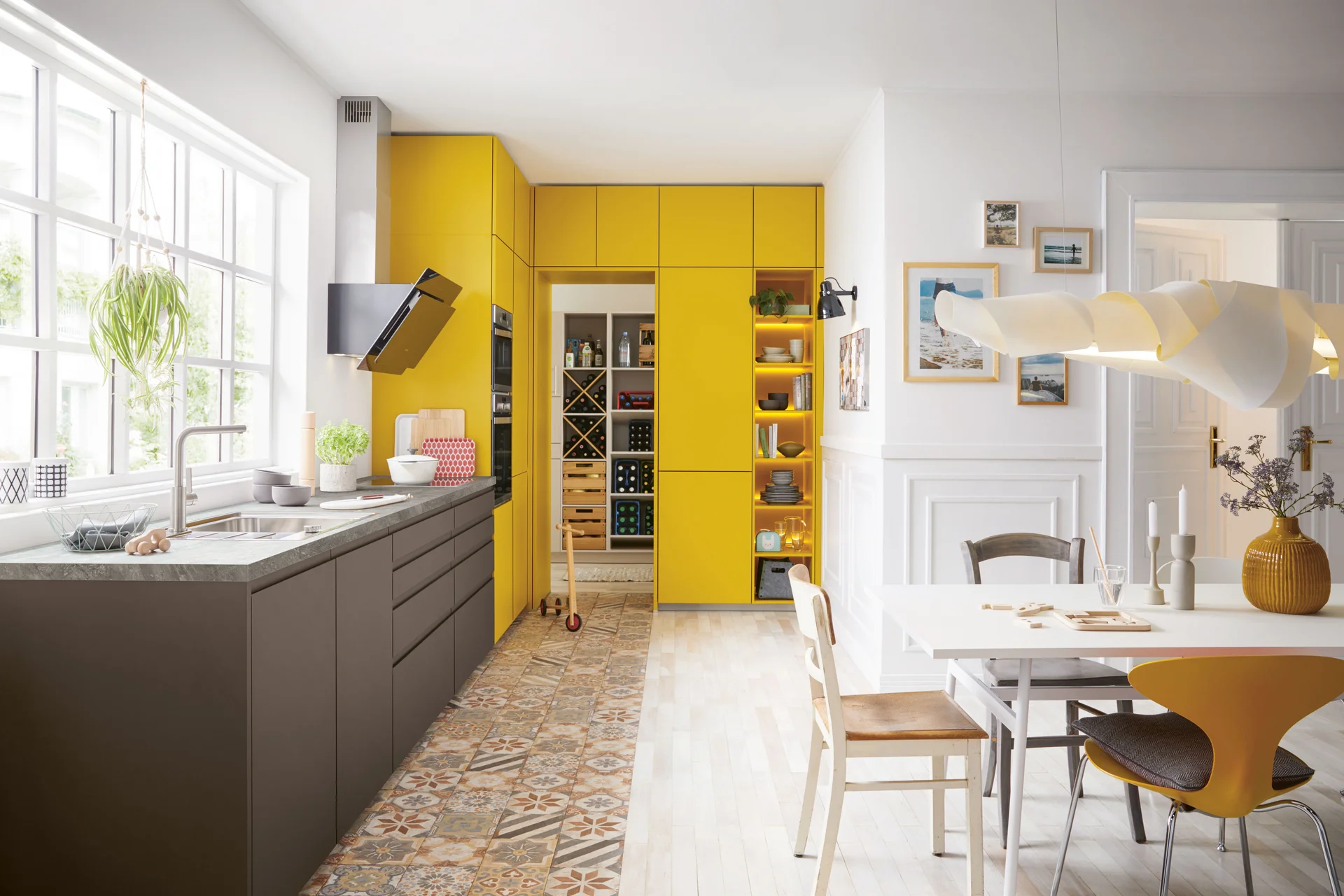 spacious kitchen