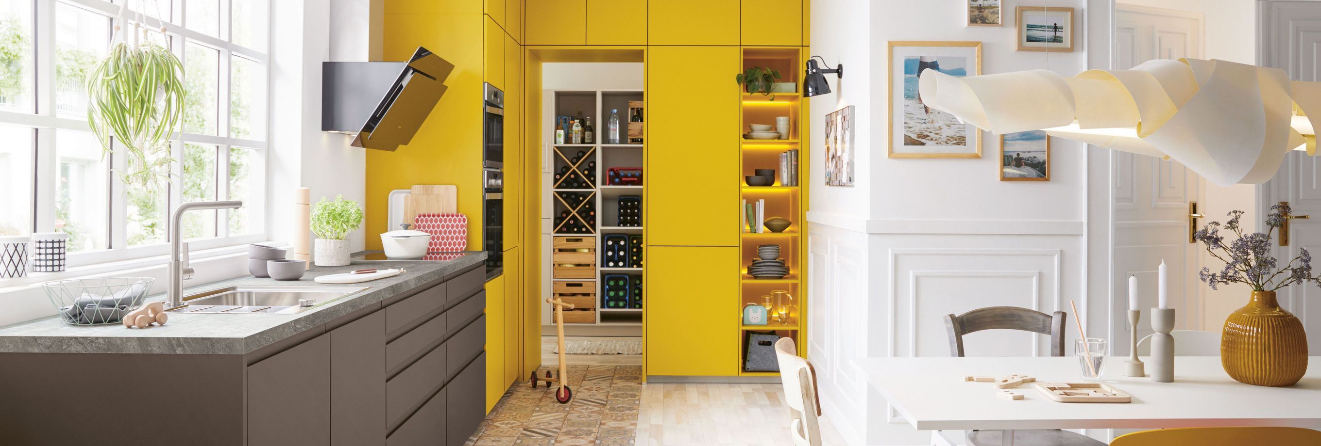 spacious kitchen