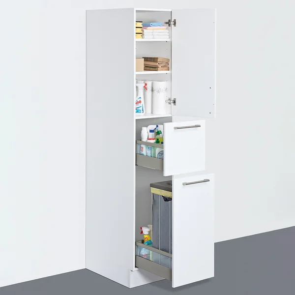 Installations-Hochschrank mit Wertstoffsack