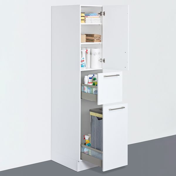 Utility room – Tall installation unit with recyclablewaste bag