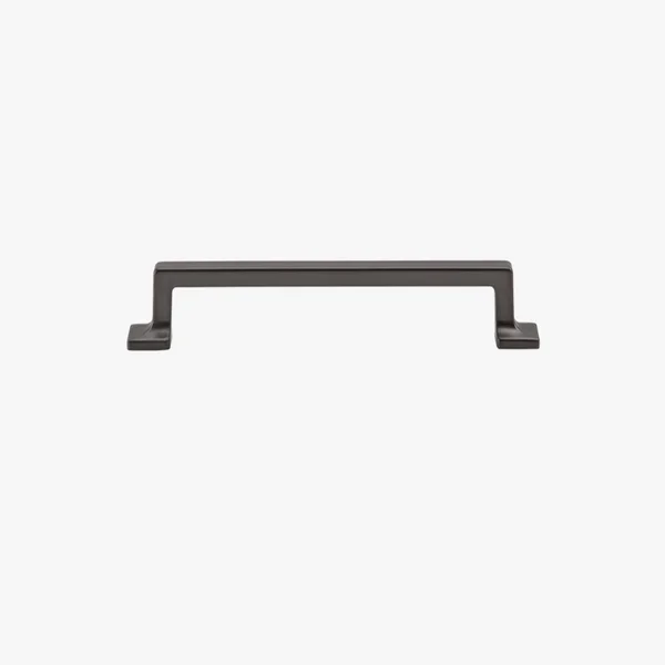 black steel handles