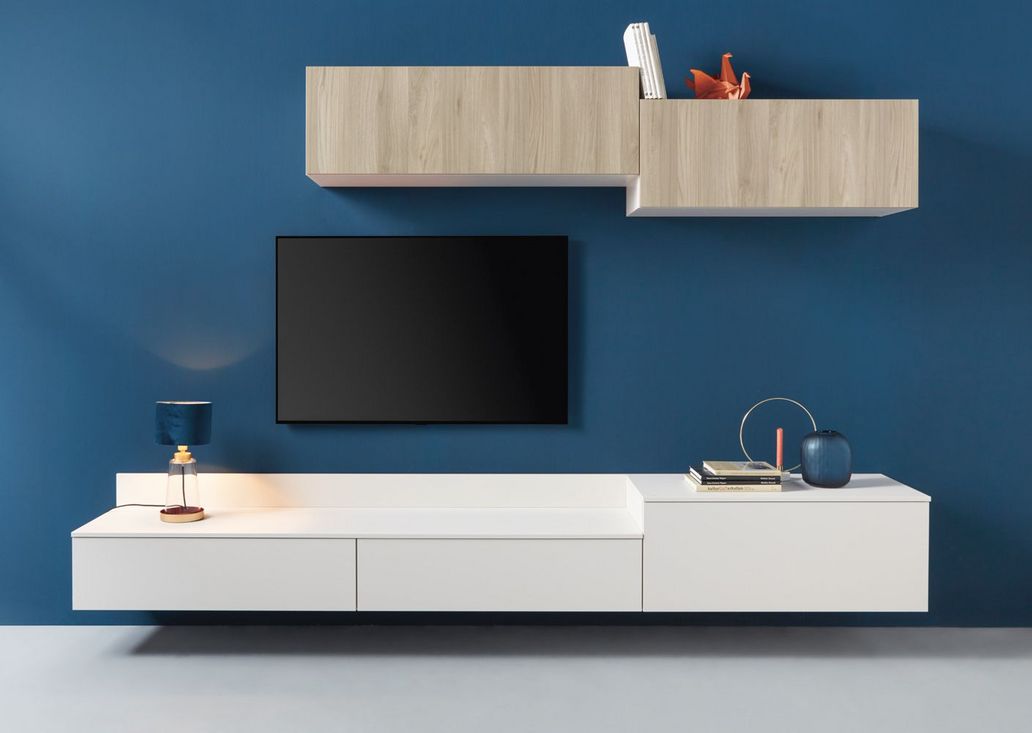 Sideboard, TV and hanging Frame Rack