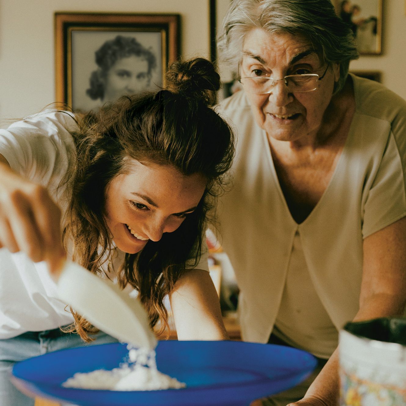 cooking with family