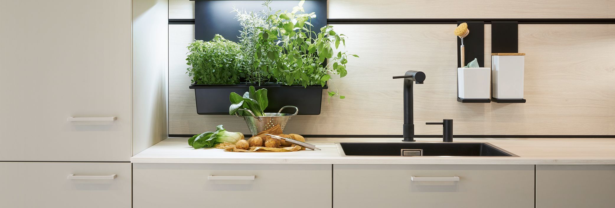 Nische Paneelsystem in der Küche