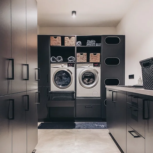 Storage room and utility room