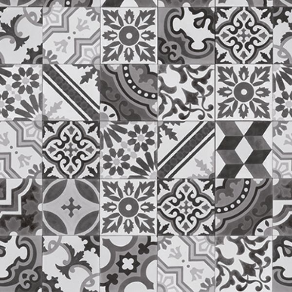 Melamine recess claddings – MM84L Tile design grey