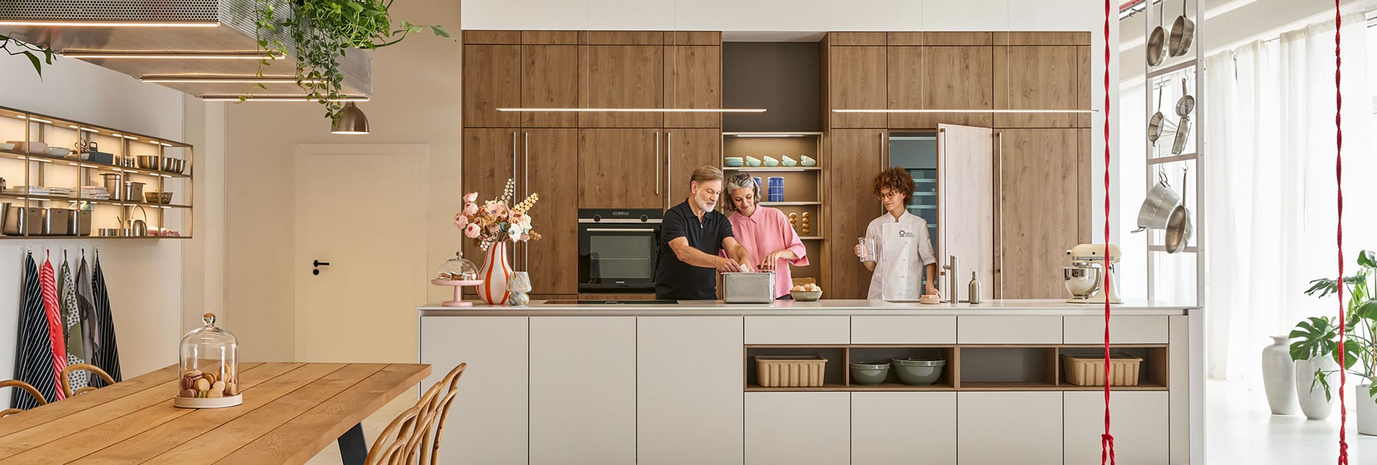 holistically furnished kitchen
