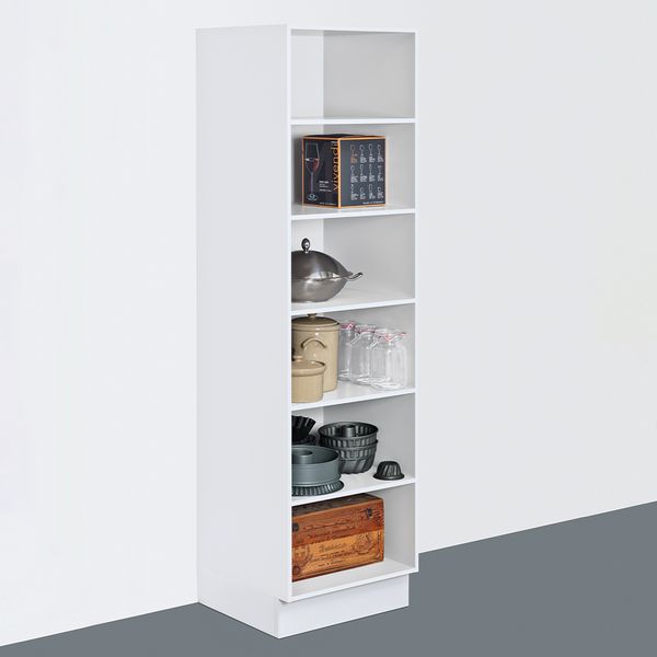 Open shelf tall unit